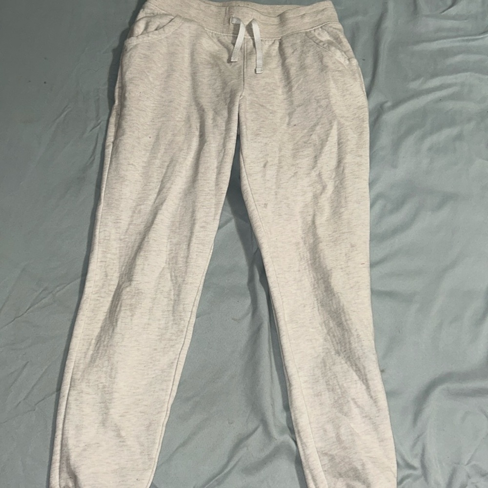 White kids sweatpants from target
